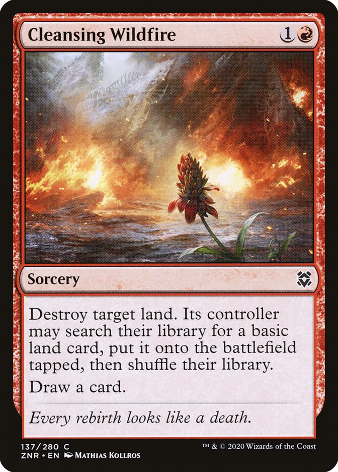 Cleansing Wildfire [Zendikar Rising] | Card Citadel