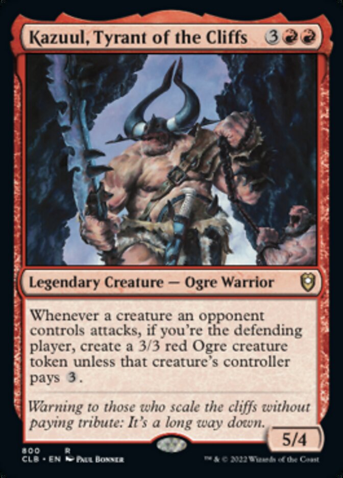 Kazuul, Tyrant of the Cliffs [Commander Legends: Battle for Baldur's Gate] | Card Citadel