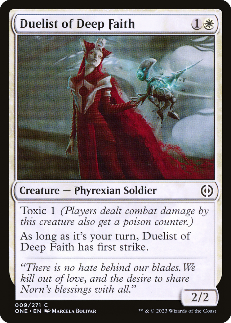 Duelist of Deep Faith [Phyrexia: All Will Be One] | Card Citadel