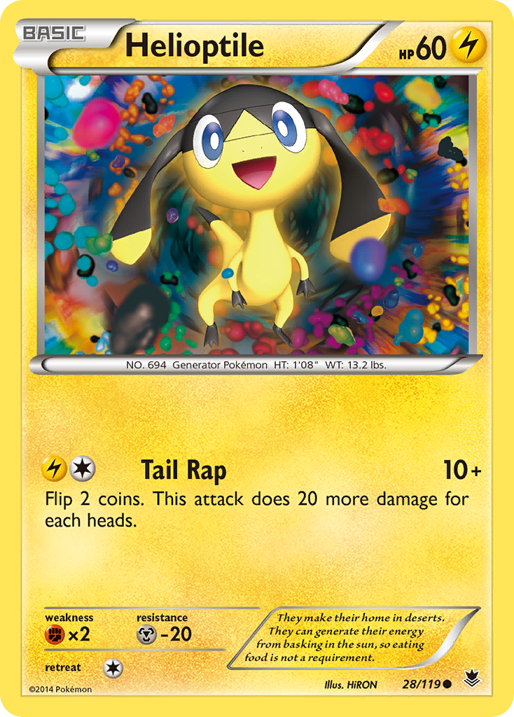 Helioptile (28/119) [XY: Phantom Forces] | Card Citadel