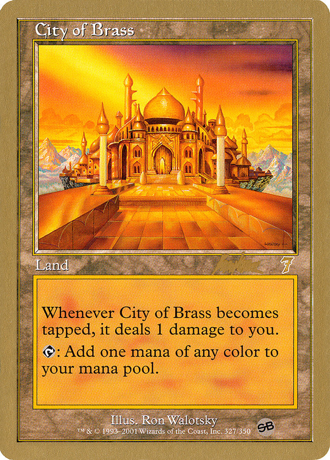 City of Brass (Brian Kibler) (SB) [World Championship Decks 2002] | Card Citadel