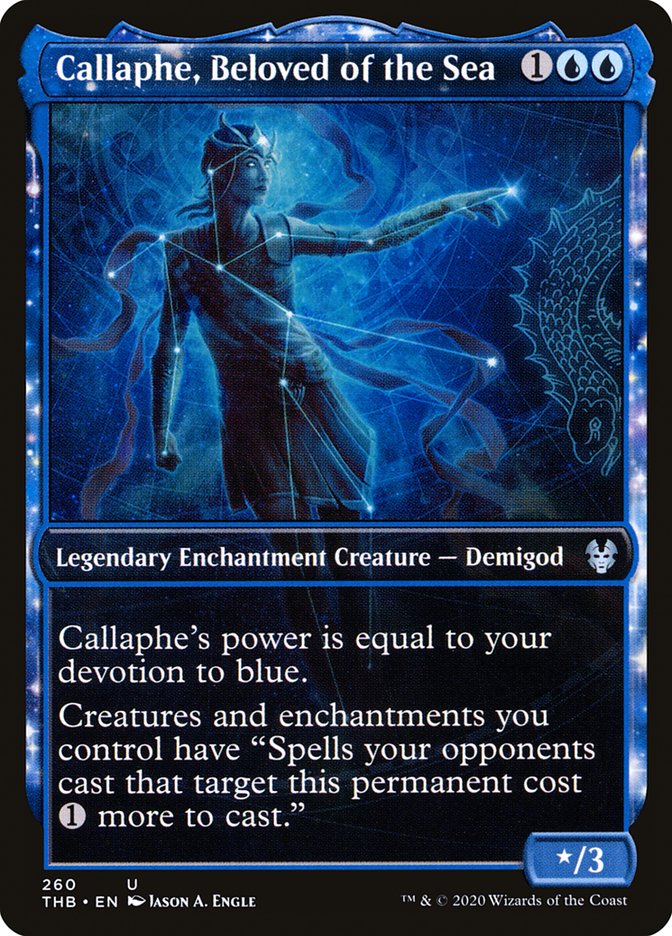 Callaphe, Beloved of the Sea (Showcase) [Theros Beyond Death] | Card Citadel