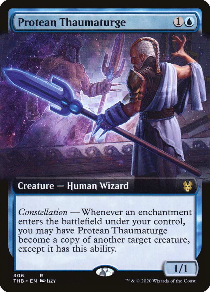 Protean Thaumaturge (Extended Art) [Theros Beyond Death] | Card Citadel