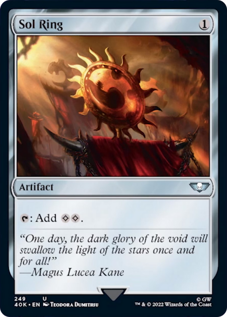 Sol Ring (249) (Surge Foil) [Universes Beyond: Warhammer 40,000] | Card Citadel