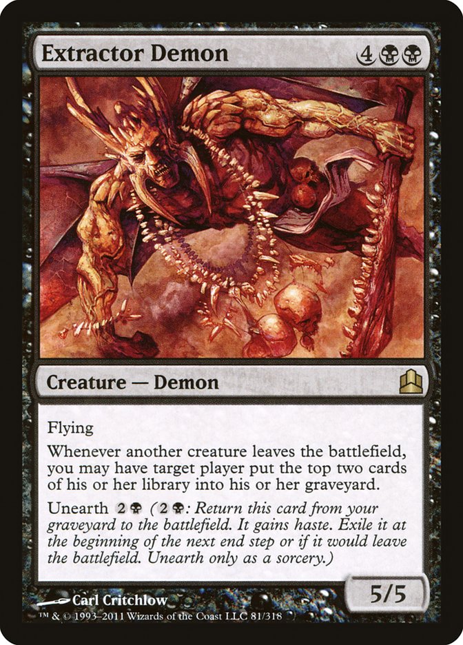 Extractor Demon [Commander 2011] | Card Citadel