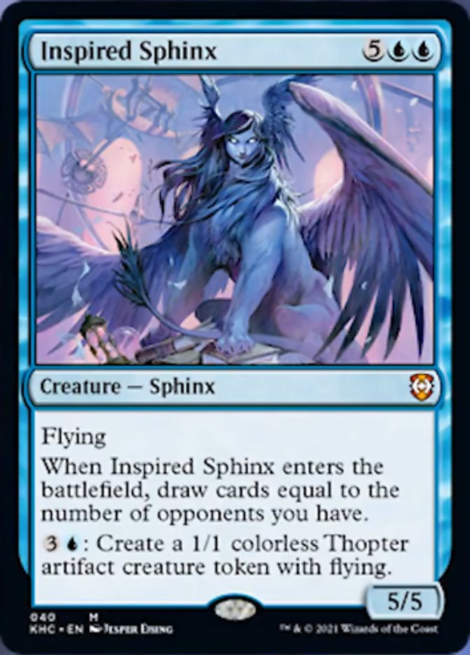 Inspired Sphinx [Kaldheim Commander] | Card Citadel