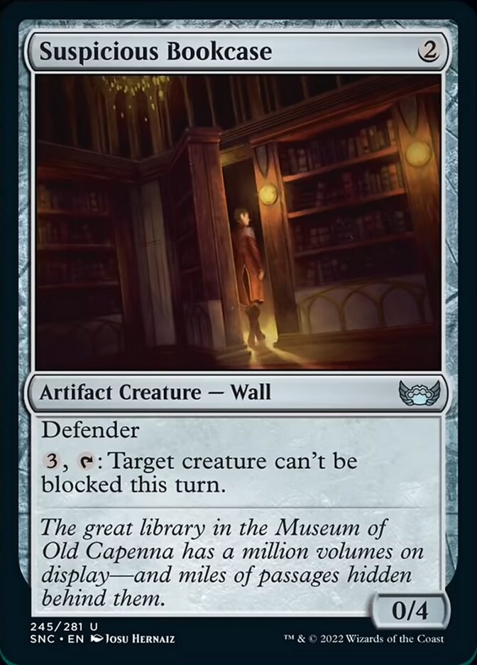 Suspicious Bookcase [Streets of New Capenna] | Card Citadel