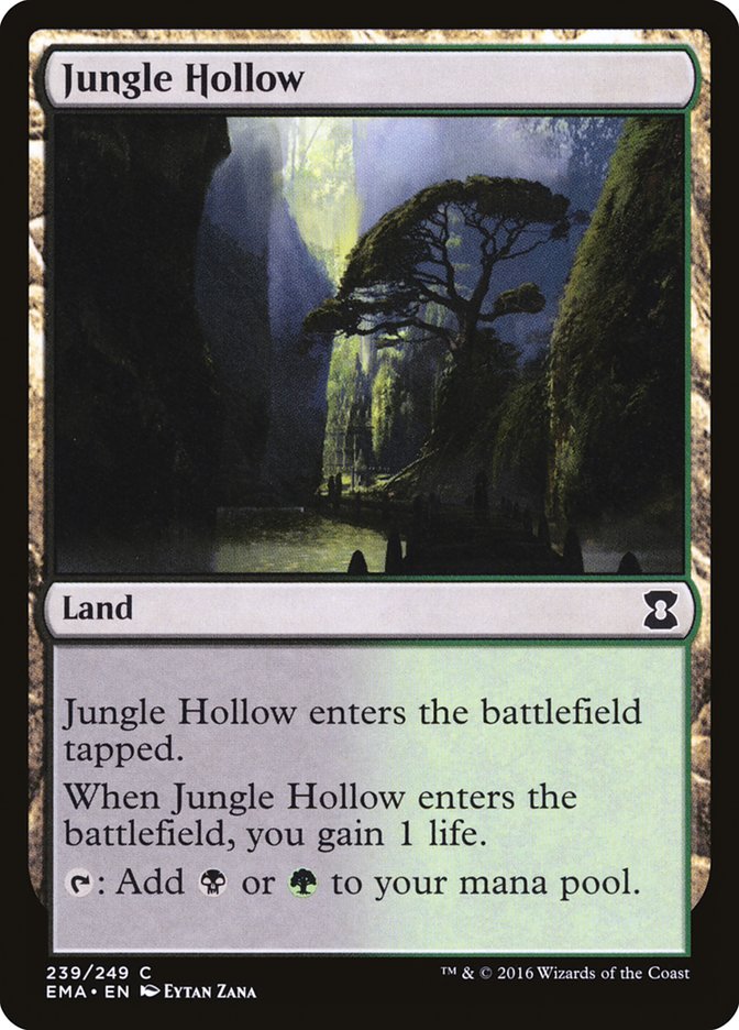 Jungle Hollow [Eternal Masters] | Card Citadel