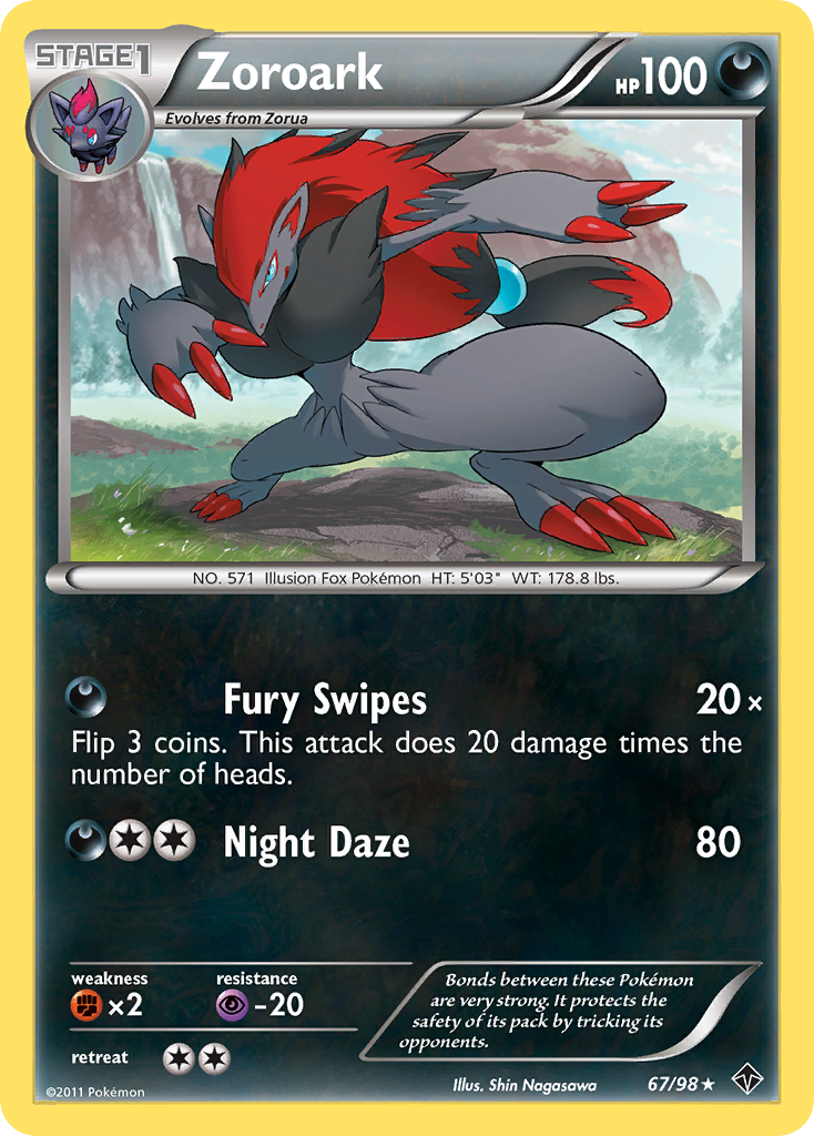 Zoroark (67/98) [Black & White: Emerging Powers] | Card Citadel