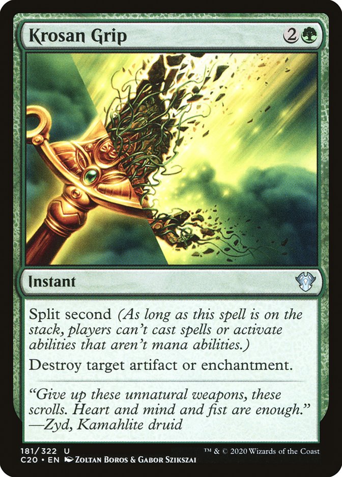 Krosan Grip [Commander 2020] | Card Citadel