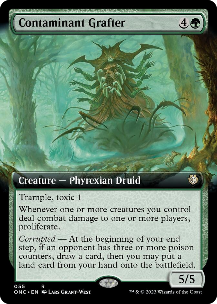 Contaminant Grafter (Extended Art) [Phyrexia: All Will Be One Commander] | Card Citadel