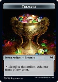 Treasure // Spirit Double-sided Token [Kaldheim Tokens] | Card Citadel