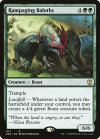 Rampaging Baloths [Zendikar Rising Commander] | Card Citadel