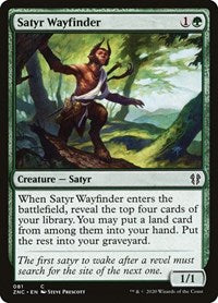 Satyr Wayfinder [Zendikar Rising Commander] | Card Citadel