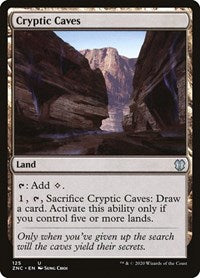 Cryptic Caves [Zendikar Rising Commander] | Card Citadel