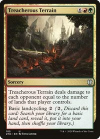 Treacherous Terrain [Zendikar Rising Commander] | Card Citadel