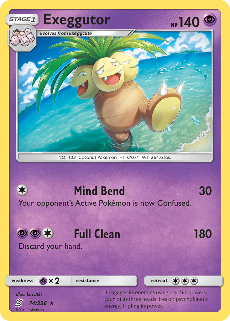 Exeggutor (74/236) [Sun & Moon: Unified Minds] | Card Citadel