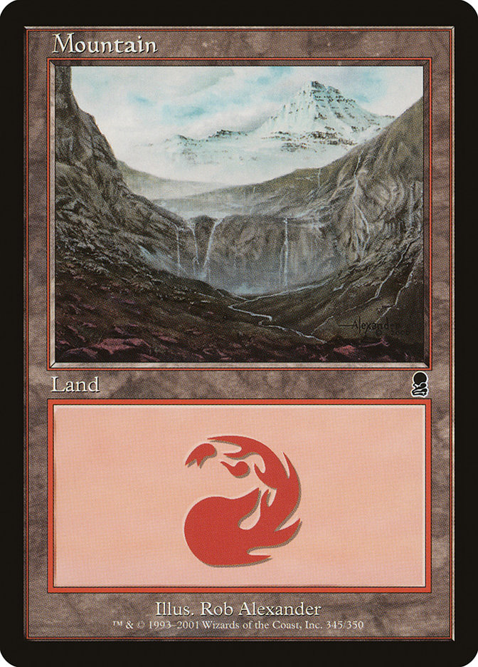 Mountain (345) [Odyssey] | Card Citadel