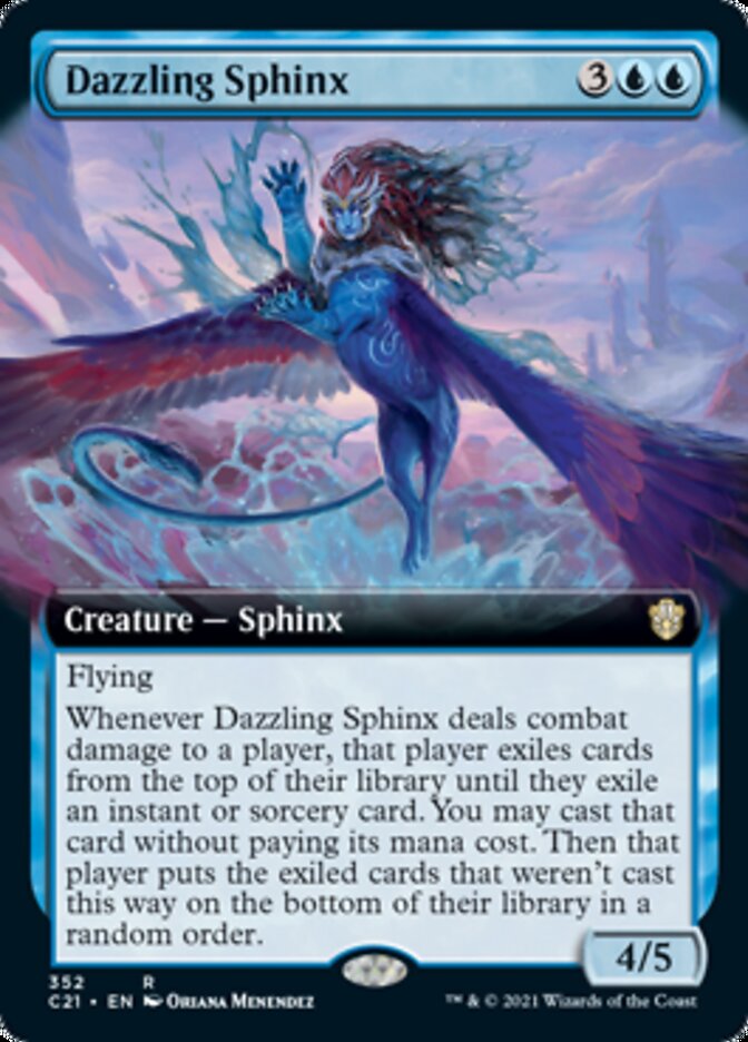 Dazzling Sphinx (Extended) [Commander 2021] | Card Citadel