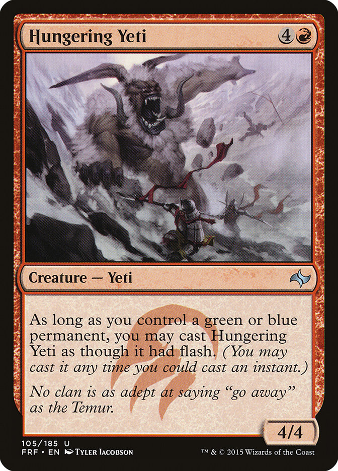 Hungering Yeti [Fate Reforged] | Card Citadel