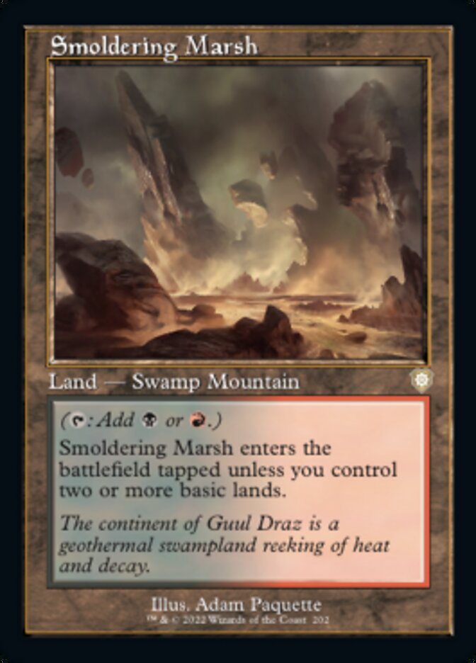 Smoldering Marsh (Retro) [The Brothers' War Commander] | Card Citadel