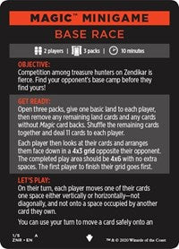 Magic Minigame: Base Race [Zendikar Rising] | Card Citadel