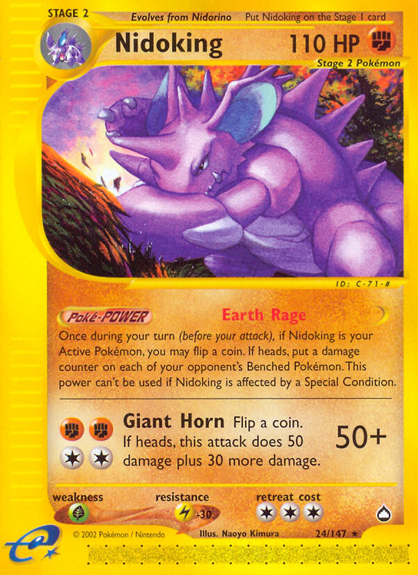 Nidoking (24/147) [Aquapolis] | Card Citadel