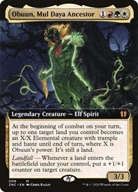 Obuun, Mul Daya Ancestor (Extended Art) [Zendikar Rising Commander] | Card Citadel