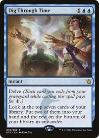 Dig Through Time [Khans of Tarkir Promos] | Card Citadel