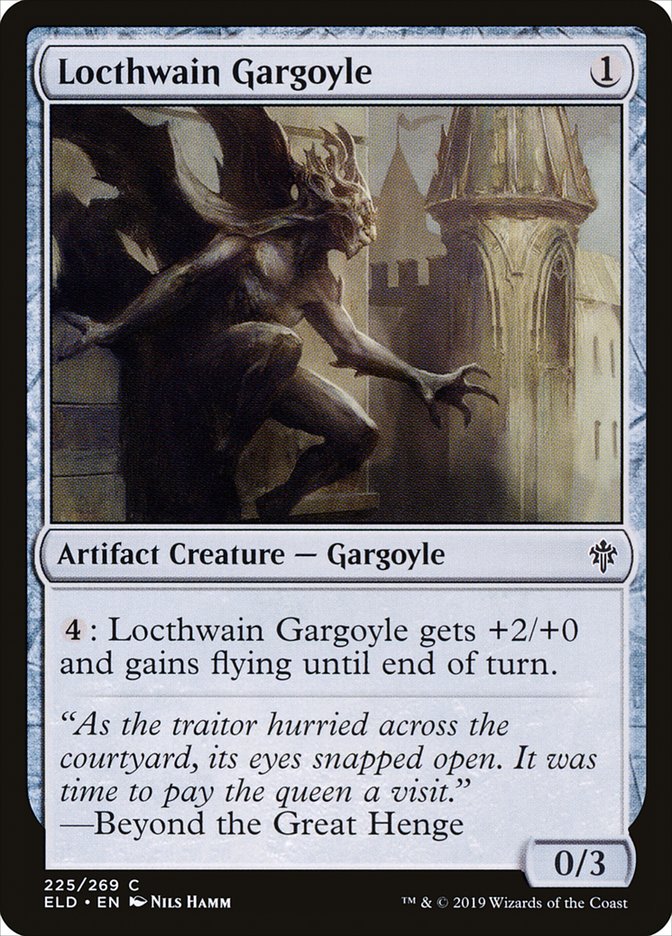 Locthwain Gargoyle [Throne of Eldraine] | Card Citadel