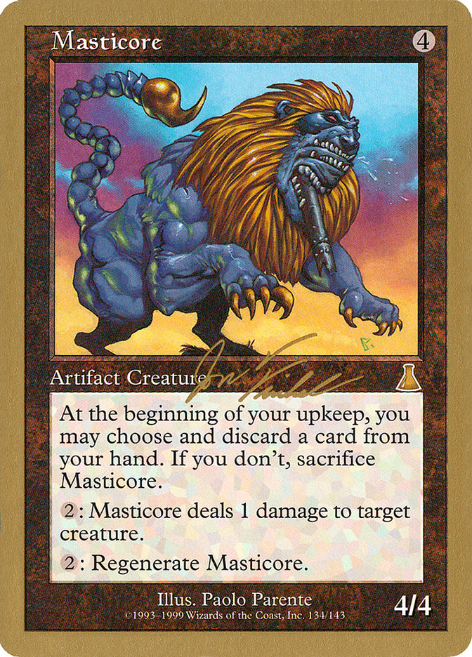 Masticore (Jon Finkel) [World Championship Decks 2000] | Card Citadel