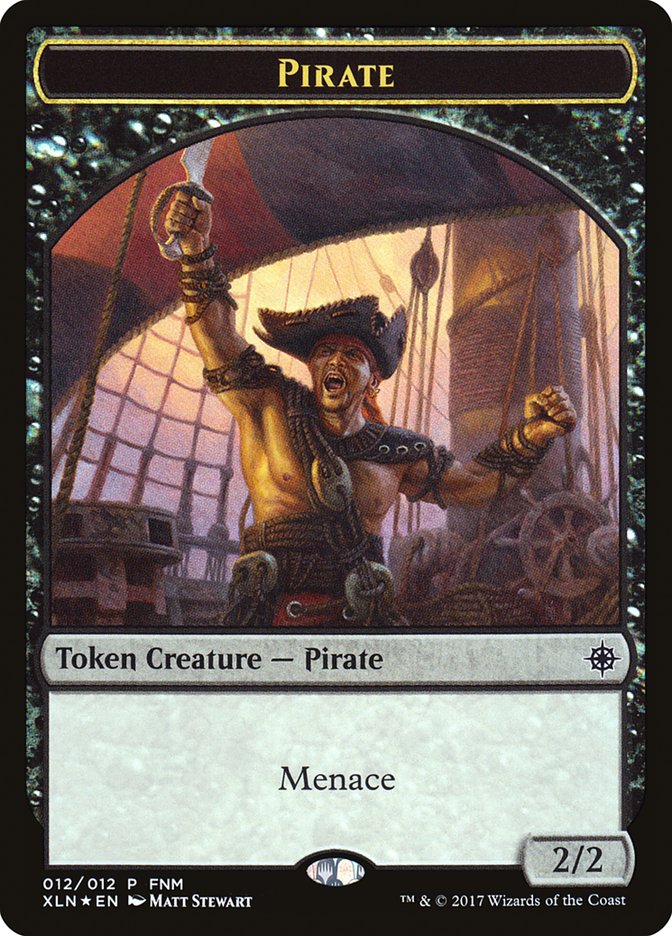 Pirate // Treasure (012) Token [Friday Night Magic 2017] | Card Citadel