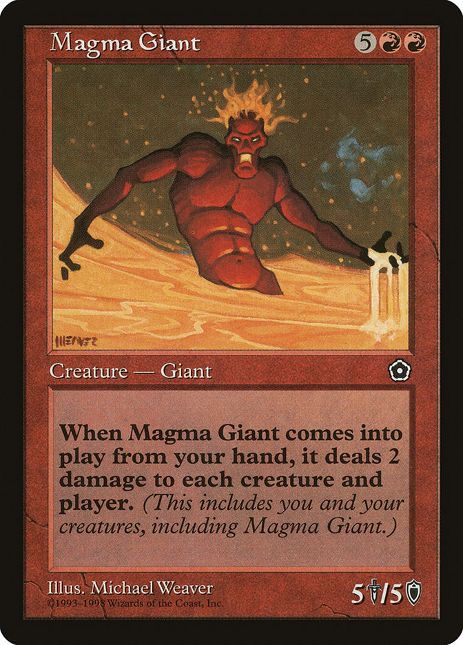 Magma Giant [Portal Second Age] | Card Citadel