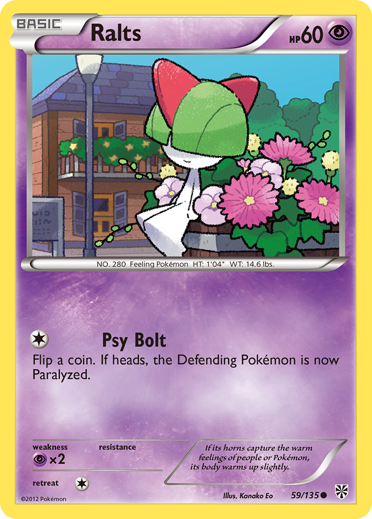 Ralts (59/135) [Black & White: Plasma Storm] | Card Citadel