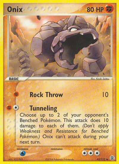 Onix (42/112) [EX: FireRed & LeafGreen] | Card Citadel