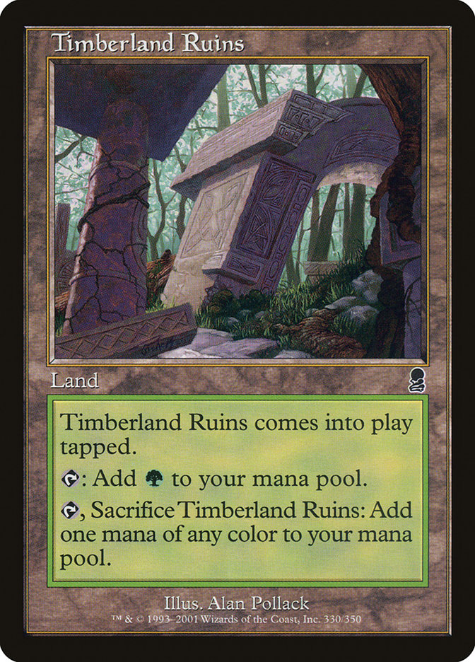 Timberland Ruins [Odyssey] | Card Citadel