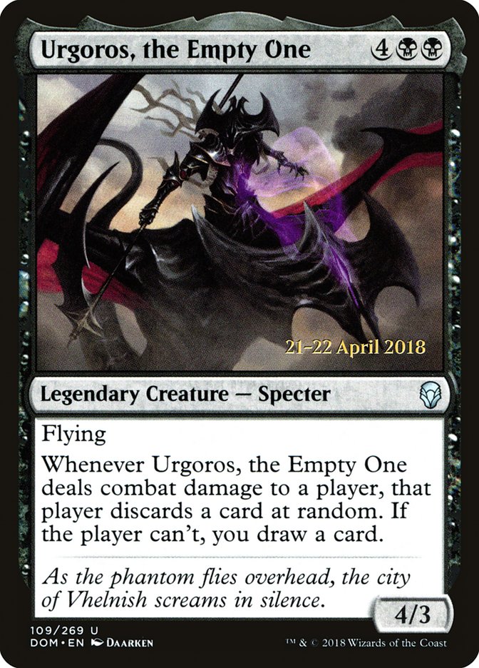 Urgoros, the Empty One [Dominaria Promos] | Card Citadel