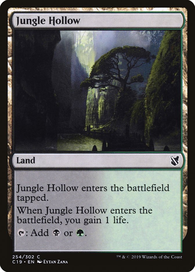 Jungle Hollow [Commander 2019] | Card Citadel