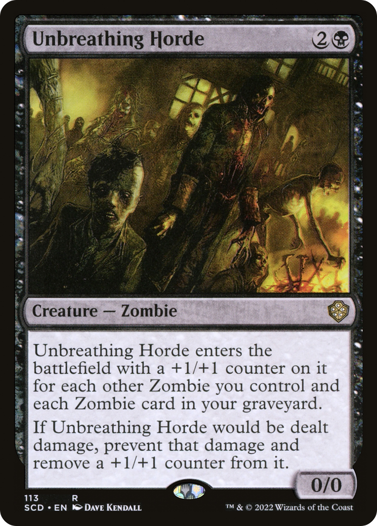 Unbreathing Horde [Starter Commander Decks] | Card Citadel