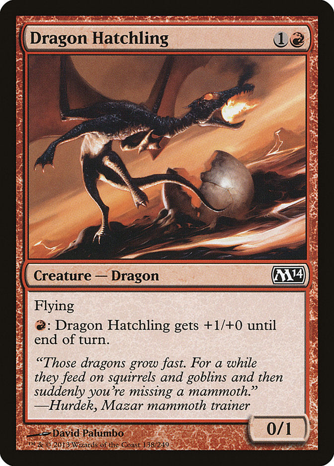 Dragon Hatchling [Magic 2014] | Card Citadel