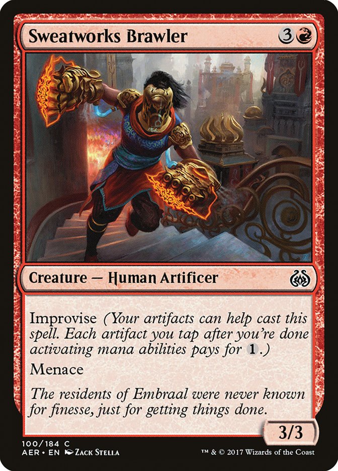 Sweatworks Brawler [Aether Revolt] | Card Citadel