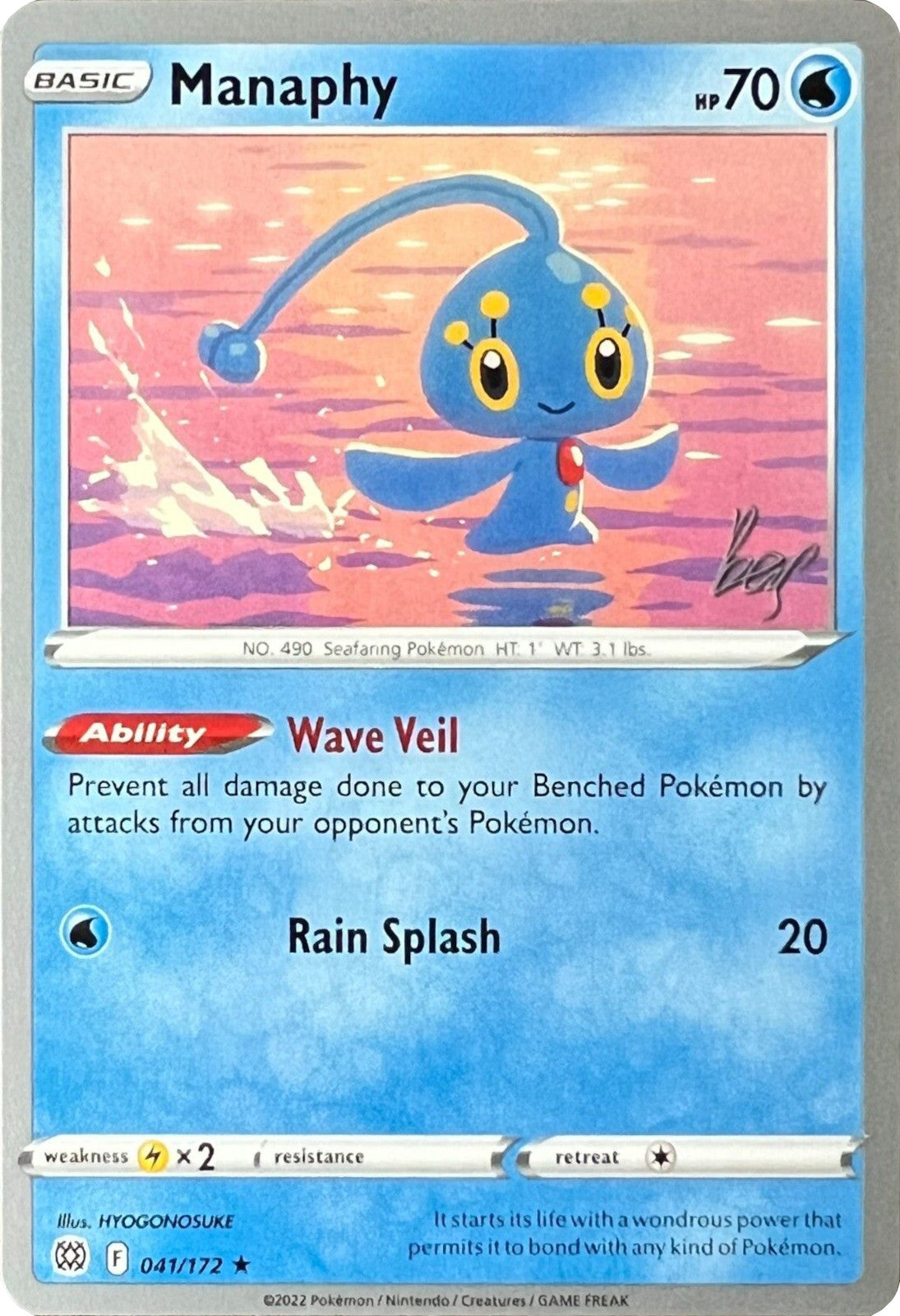 Manaphy (041/172) (Cheryl Again - Sebastian Lashmet) [World Championships 2022] | Card Citadel