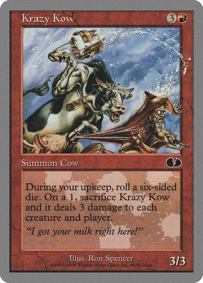 Krazy Kow [Unglued] | Card Citadel