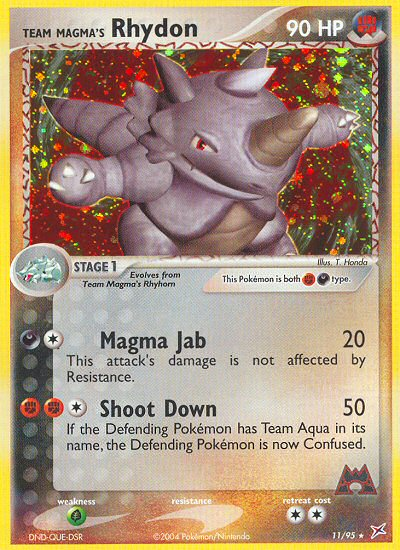 Team Magma's Rhydon (11/95) [EX: Team Magma vs Team Aqua] | Card Citadel