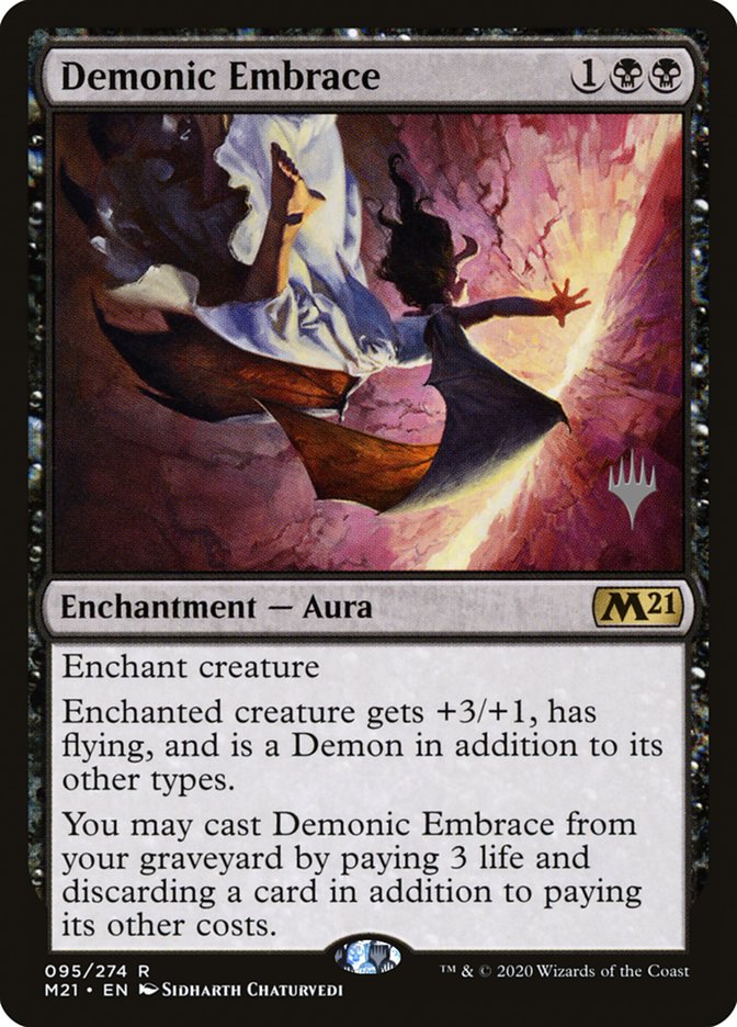 Demonic Embrace (Promo Pack) [Core Set 2021 Promos] | Card Citadel