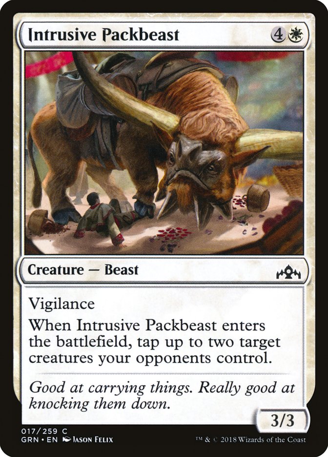 Intrusive Packbeast [Guilds of Ravnica] | Card Citadel