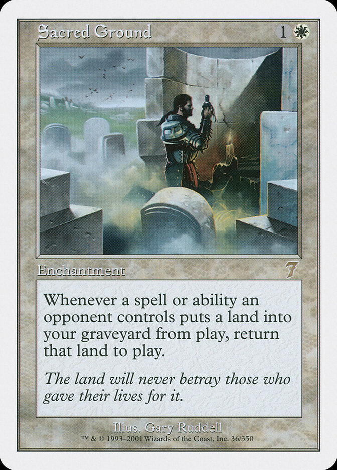 Sacred Ground [Seventh Edition] | Card Citadel