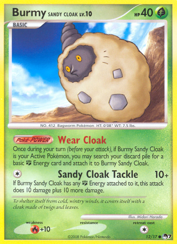 Burmy Sandy Cloak (12/17) [POP Series 7] | Card Citadel