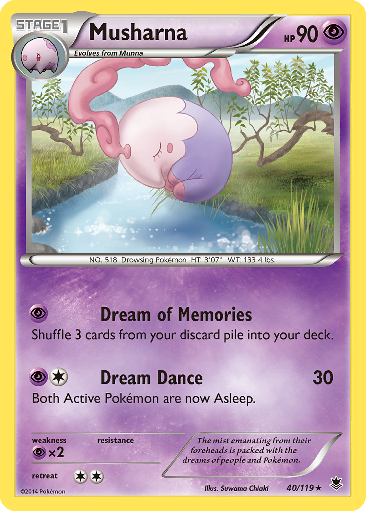 Musharna (40/119) [XY: Phantom Forces] | Card Citadel