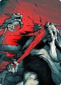 Vorinclex, Monstrous Raider 2 Art Card [Kaldheim: Art Series] | Card Citadel